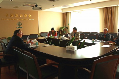 美國廢品茄子视频黄色一级片工業協會到訪中國造紙學會